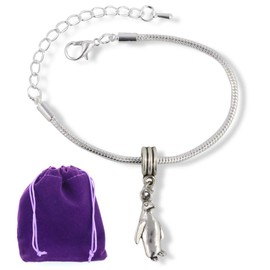 Penguin Bracelets - Cute Penguin Gifts and Penguin Assesories or Penguin Jewelry and Penguin Gifts for Women and Men and Penguin Gifts for Kids Aged 13 and Up Great Baby Penguin Gifts Penguin Prizes