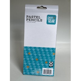 Pen + Gear No.2  Pastel Pencils - 12 Count with matching color eraser
