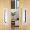 Malimali 2 Pack Stainless Steel Recessed Sliding Handles, 180mm Flush