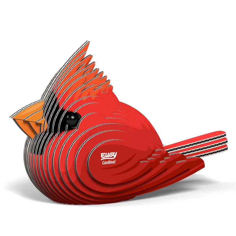 EUGY Cardinal 3D Model Craft Kit
