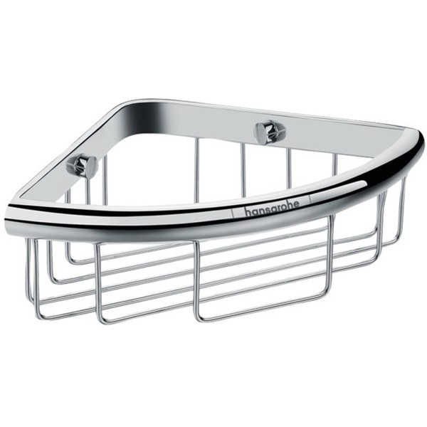 Hansgrohe Bathroom Accessories, Chrome, Corner Basket