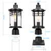 Darkaway Outdoor Post Lights Lamp Posts Outdoor Lighting, Waterproof Aluminum