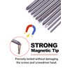 Rocaris 10pcs 1/4 Inch Hex Shank Long Magnetic Screwdriver Bits