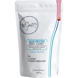 The Grit Co. Zero Carb Whey Protein with Hydrolyzed Collagen - Strawberry Flavor, 600g