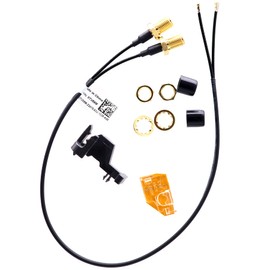 Deal4GO M.2 U.FL IPX4 to SMA WiFi Antenna Connector Cable w/Bracket Holder kit TV88M 9RJ7V for Dell SFF Optiplex 3060 3070 5060 5070 7060 7070 Precision 3430 3431, Black, 0PX9DM