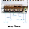 20A 250W 12V DC Power Supply, Universal Regulated Switching AC