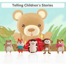 LOMTRATS 2024 Finger Puppets,Cute Soft Finger Puppets for Early Education,Entertaining,Bedtime Stories,Novelty Toys,Children's Gifts.