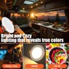 3 Inch RV Recessed Ceiling Lights 12V 3W 3000K, 6-Pack