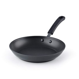 Cook N Home Nonstick Saute Fry Pan 9.5-inch Professional Hard Anodized Frying Pan, Dishwasher Safe with Stay-Cool Handles, Black
