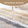 Carvapet Non Slip Bath Mat Absorbent Bathroom Rug Mat Striped