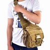 Durable Men Military Chest Shoulder Bag Pack for Travel Hiking