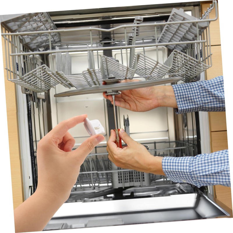 jojofuny Wd12x10304 Dishwasher Stopper Clip 5pcs Dishwasher Rack Slide End