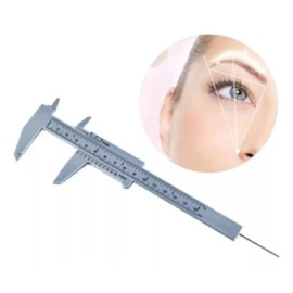 KFMX Kit Para Diseño De Cejas Plantillas + Medidor + Cepillo