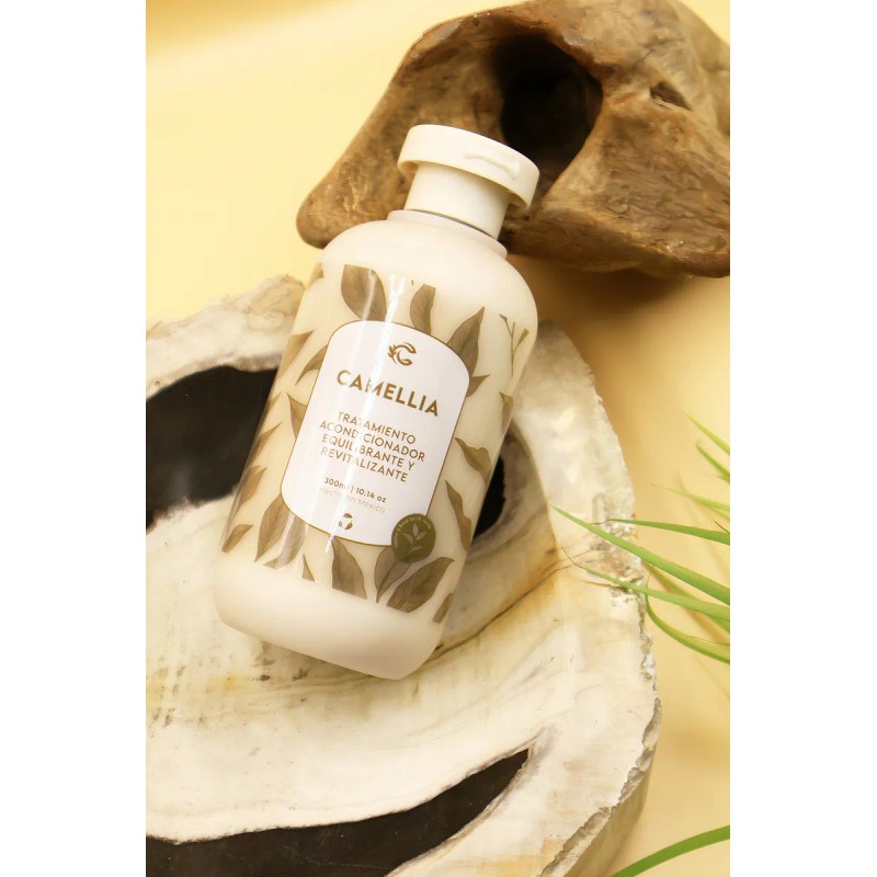 Set Shampoo Y Acondicionador Camellia Anticaida Hidratacion