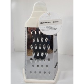 Phantom Chef Stainless Steel 6-Side Food Grater Slicer Shredder Vegetable Cheese