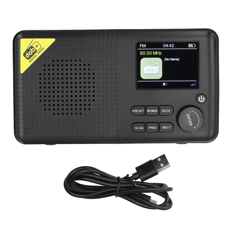 Portable Home DAB+ Digital Radio DAB Radio Lightweight Rechargeable Home