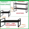 Jojocross Expandable Stackable Spice Rack Cabinet Shelf Organizer in Cabinets