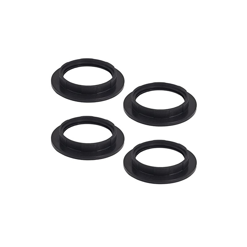 DBOO 4 Pcs Plastic Lamp Shade Reducer Ring Converter E27