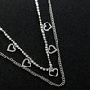 Heart Waist Chains for Women,Rhinestone Body Chains Belt Crystal Waist