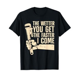 Funny Plumber Art For Men Women Steamfitter Plumbing Lovers T-Shirt