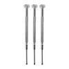 3pcs Wind Instrument Screwdriver Repair Maintenance Tool Set Silver for