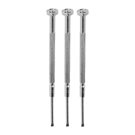 3pcs Wind Instrument Screwdriver Repair Maintenance Tool Set Silver for Saxophone Clarinet Oboe Flute Piccolo