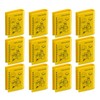 EXCELL Carton Flaps Holder Box Clips Yellow - 12 Pack