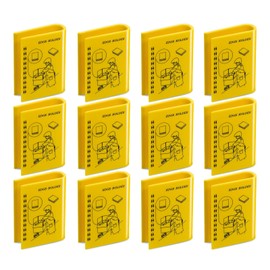 EXCELL Carton Flaps Holder Box Clips Yellow - 12 Pack