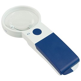 Reizen EZ Touch 4X 12D LED Handheld Magnifier - Round Lens 70mm