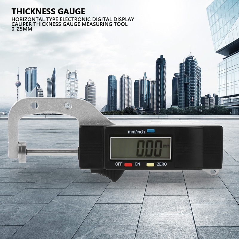 Horizontal Type Electronic Digital Display Caliper Thickness Gauge Measuring Tool