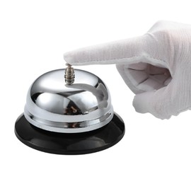 QFYFGYT Stainless Steel Bell for Serving bar Bell for Serving Kitchen Bell for Serving bar Bell (Trumpet)