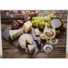 Home Basics Glass Cutting Board, Rectangle, (12" x 16") WINE