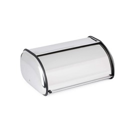 Jiallo Large Countertop Stainless Steel Bread Box/Bin with Roll Up Lid
