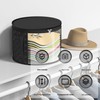 Veki 2pack Clear Hat Organizer for Closet, Hat Boxes for