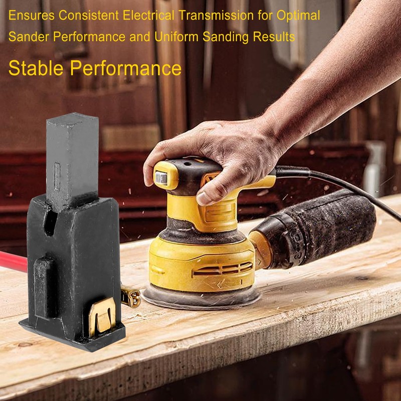 4Pcs N292059 Carbon Brush Box Assembly Replacement, Compatible with DeWalt