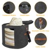 VanlonPro Large Hat Storage Box for Women & Men, 19"