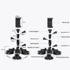 LICHIFIT Car Mounted Strong Suction Cup Mount, Large Tripod Suction