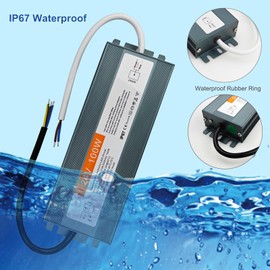 LED Transformer 24 V 100 W DC Power Supply Outdoor IP67 Waterproof Transformer for LED Strips