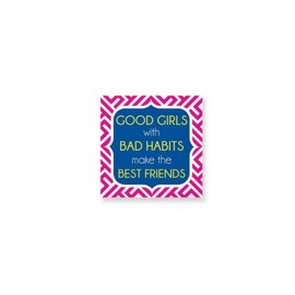 Design Design Design - Servilletas de cóctel, diseño de malos hábitos, multicolor