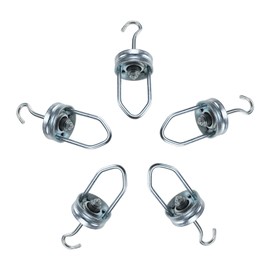 Roauend 5 Packs Rotating Swivel Hook for Powder Coating Painting, Each Bearing Capacity 55LBS