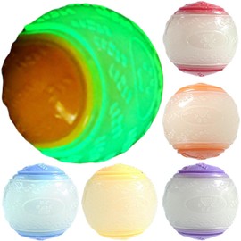 Speedy Panther 6 Pcs Squeaky Dog Balls, Puppy Teeth Cleaning Toys, Indestructible Chew Toys for Aggressive Chewers, Interactive Training Balls for Medium Dos