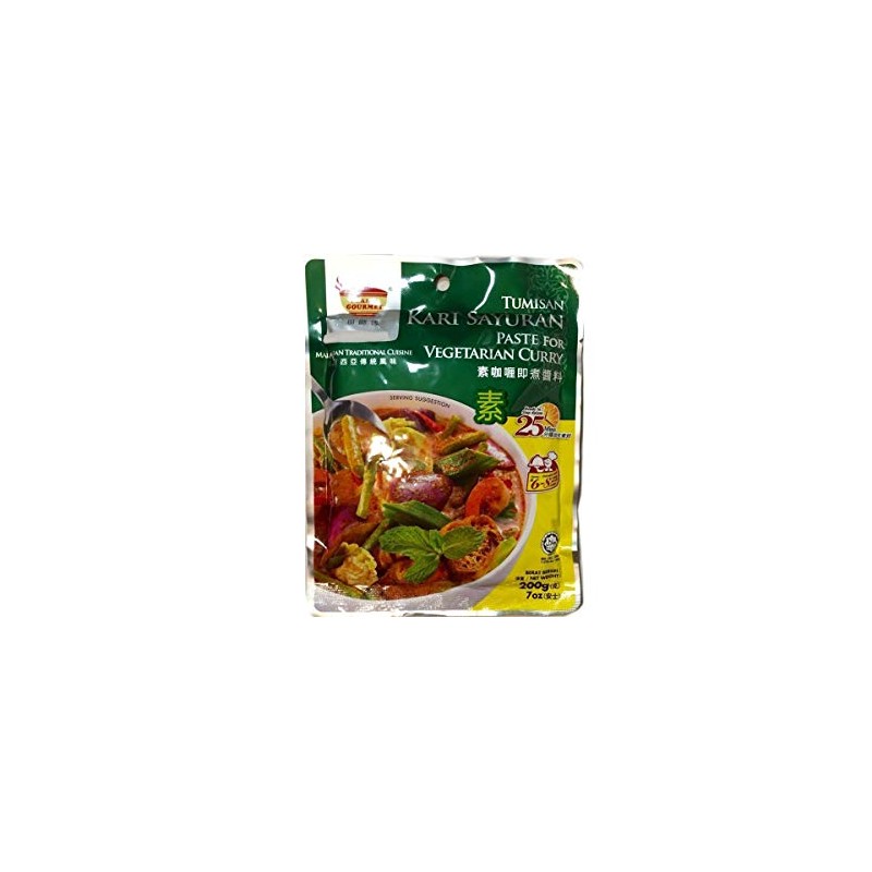 Tean's Gourmet Malaysian Traditional Cuisine Tumisan Kari Sayuran Paste for