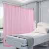 Wall Mounted Room Divider Curtains U-Shape Privacy Partition Curtain 78.7