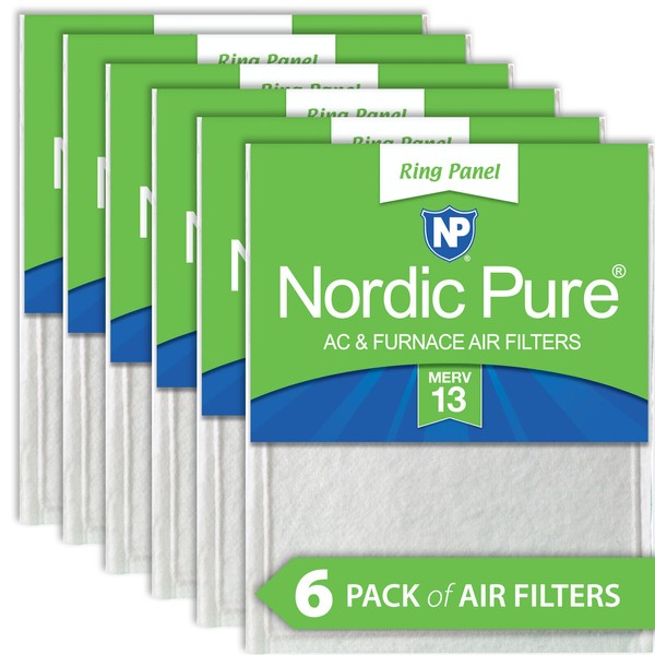 Nordic Pure 18x18x 1/2 Half Inch Ring Panel MERV 13
