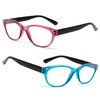 SIGVAN Ladies Cat Eye Reading Glasses 5 Pairs Blue Light