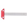 T Square Ruler 8in Drawing Metal Woodworking Layout Measuring Scriber