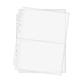 Arkero-G® 2-pocket / 4-pocket photo pages – A4 photo sleeves and postcard sleeves for album collections e.g. crafts, school, office, storage.