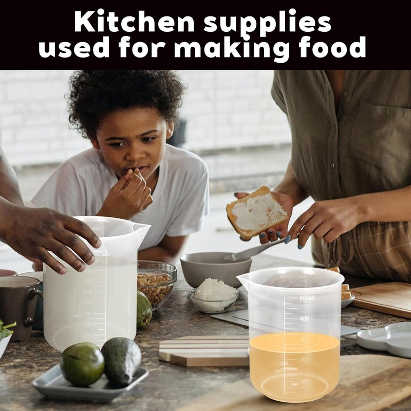 Measuring Cup Small, Set of 4 Measuring Cups with Spout,