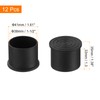sourcing map 12Pcs Chair Leg Caps, Fit OD 38mm (1-1/2