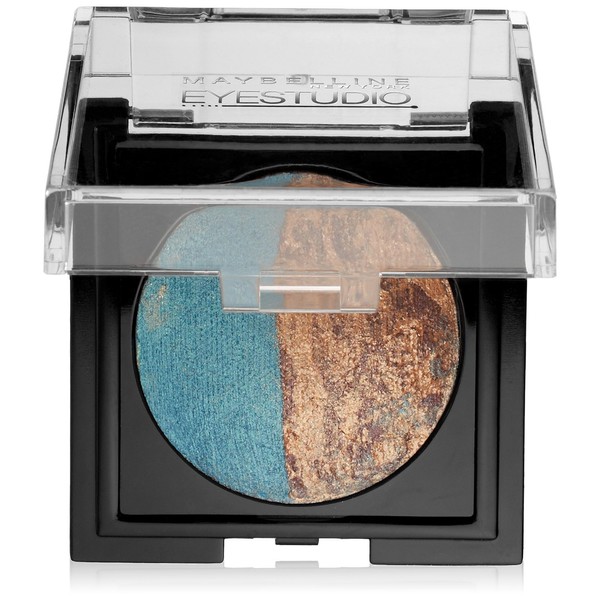Maybelline New York Eye Studio Color Pearls Marbleized Eyeshadow, Duo Teal Takeover, 0.09 Ounce